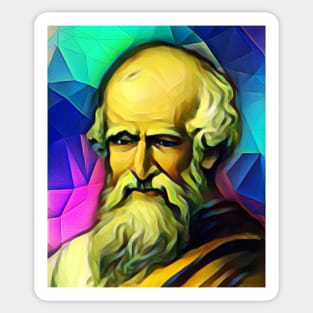 Archimedes Colourful Portrait | Archimedes Artwork 7 Sticker